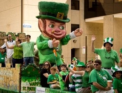 Défilé de Saint Patrick en Irlande